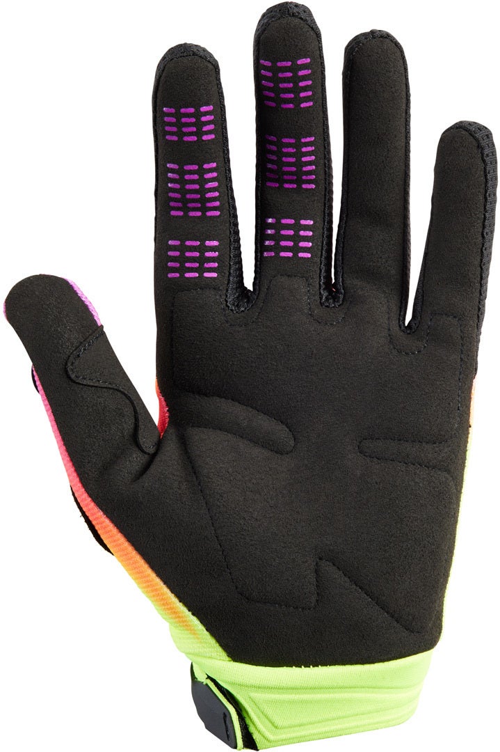 FOX 180 Statk Motocross handsker pink/gul M Figur 5