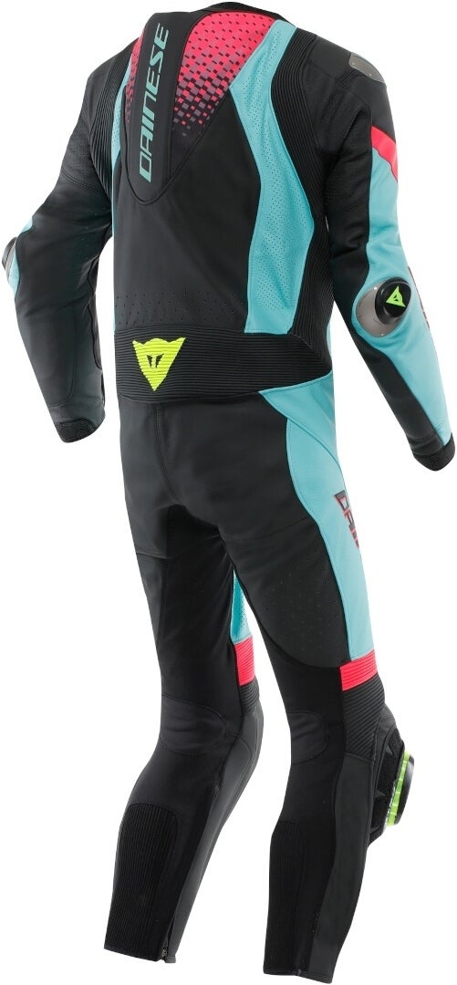 Dainese Laguna Seca 6 1-delig lederen motorpak zwart/lichtblauw/roze 54 Figuur 2