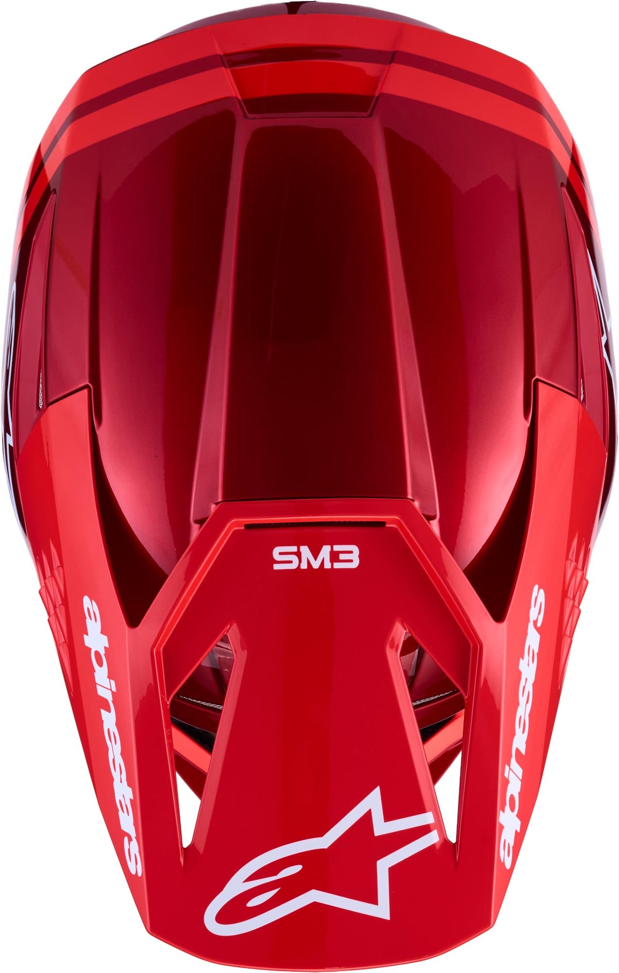 Alpinestars S-M3 Radium Motorcross helm rood/wit S (55/56) Figuur 3