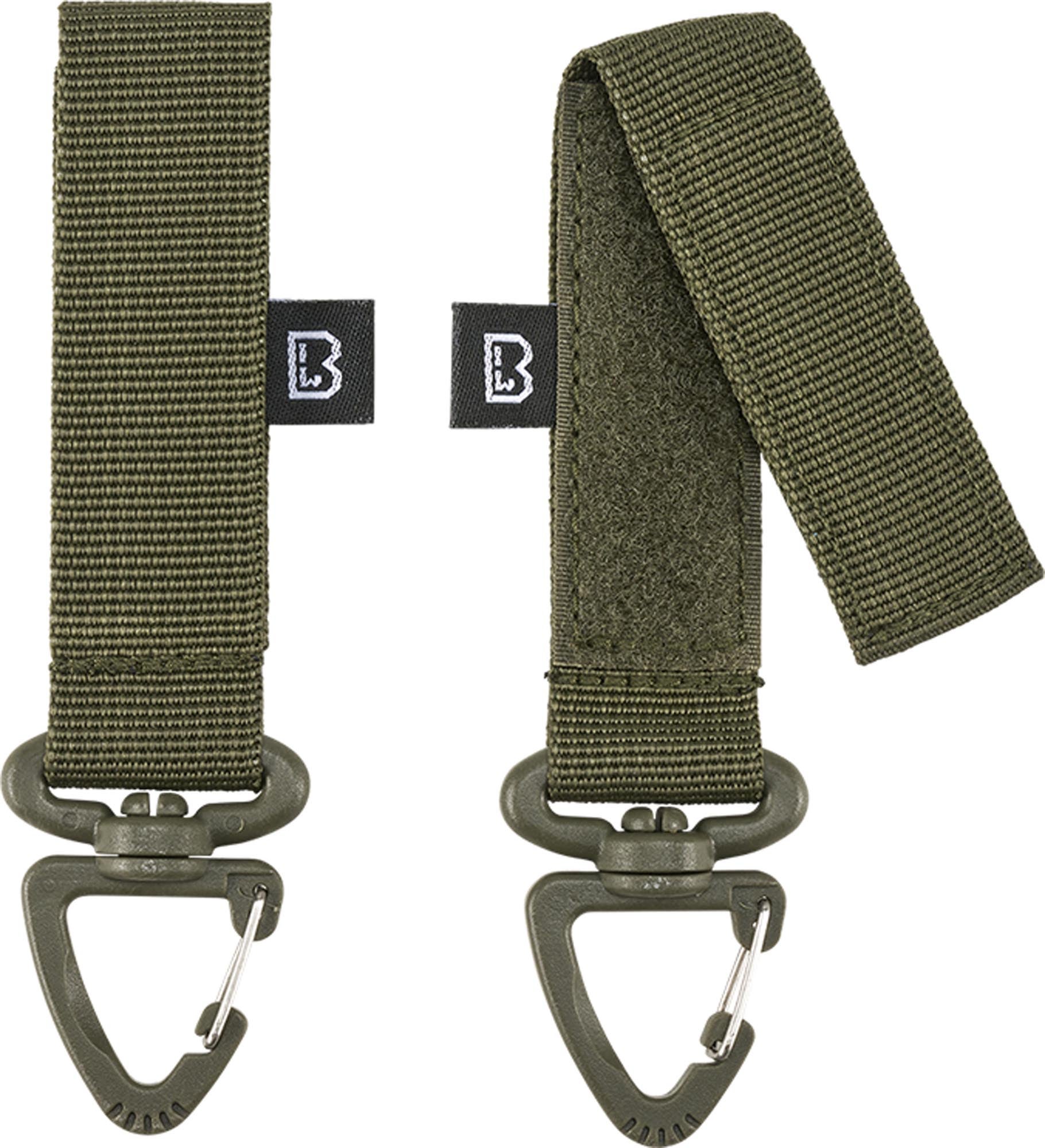 Brandit Loop Molle ベルトカラビナ - 2個セット オリーブ 図2
