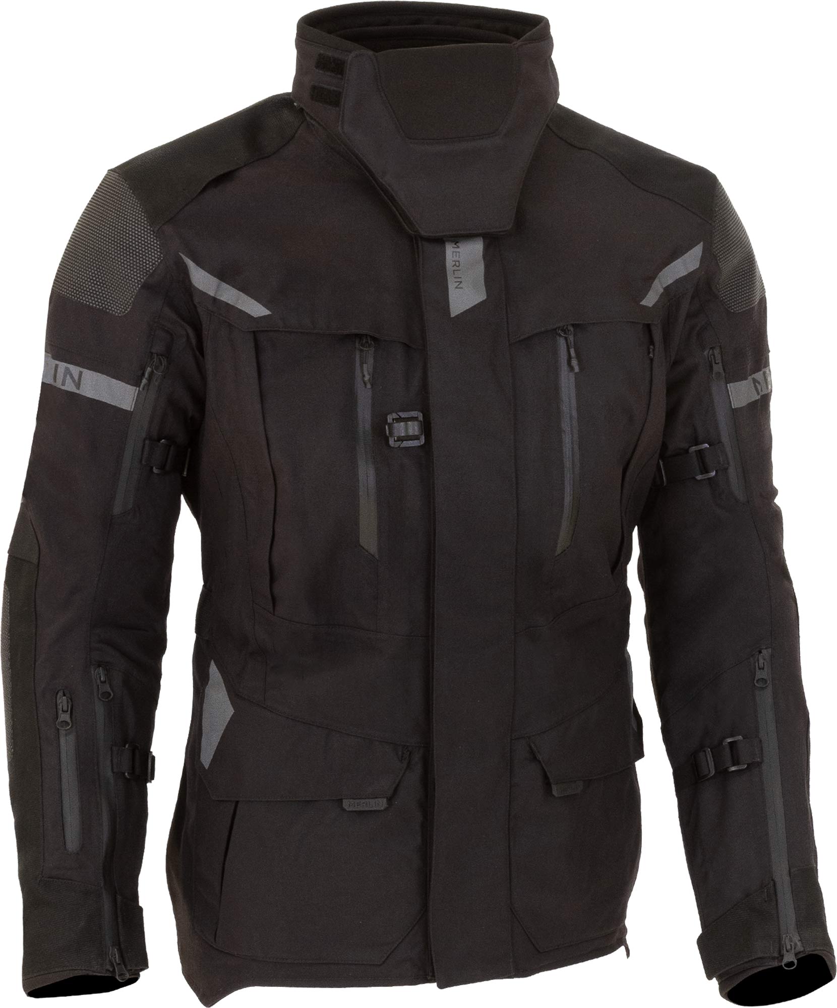 Merlin Akashi Pro D30 Laminated waterproof Motorcycle Textile Jacket black XXL Figure 2