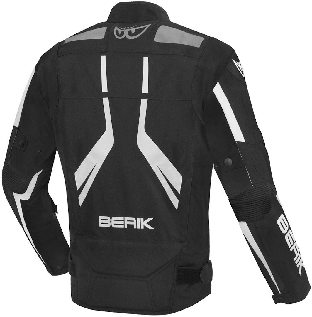 Berik The Eye Waterproof Motorcycle Textile Jacket black/white 48 Figure 2