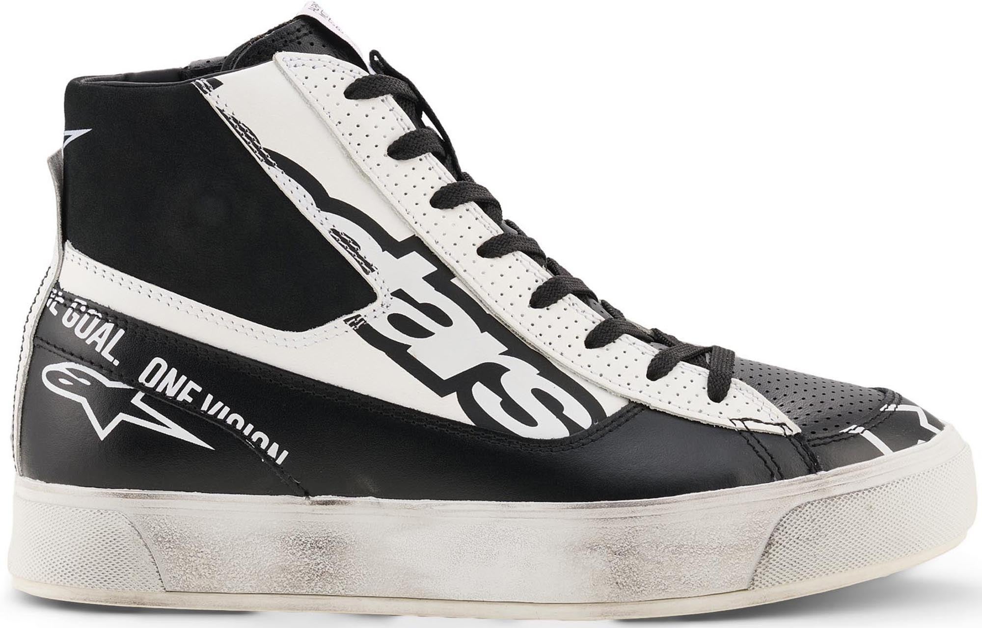 Alpinestars Stella Stated Flair Damer Motorcykelsko Sort/hvid 11,5 Figur 4
