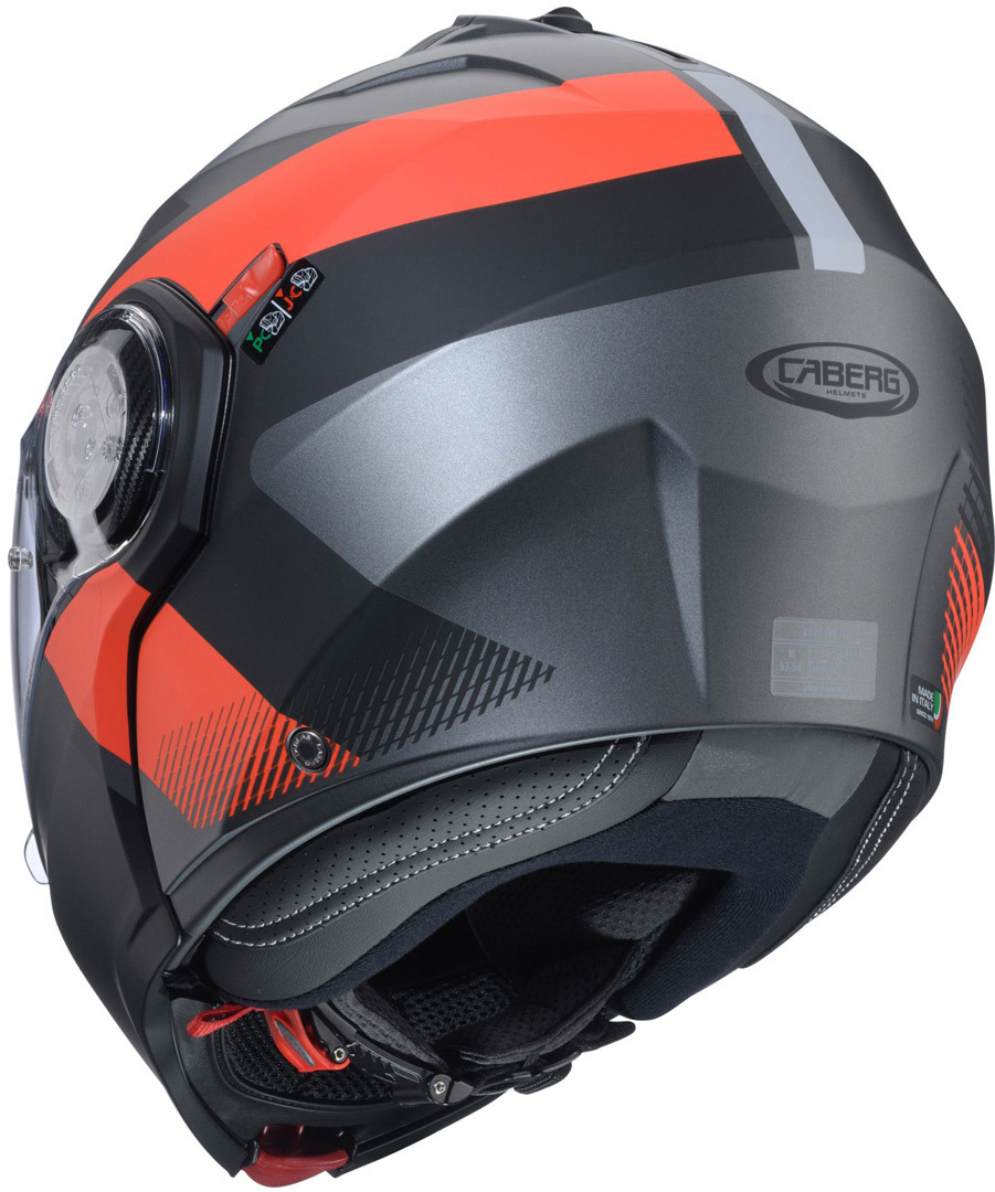 Caberg Duke Evo Indy Capacete Cinza fosco/vermelho S (55/56) Figura 2