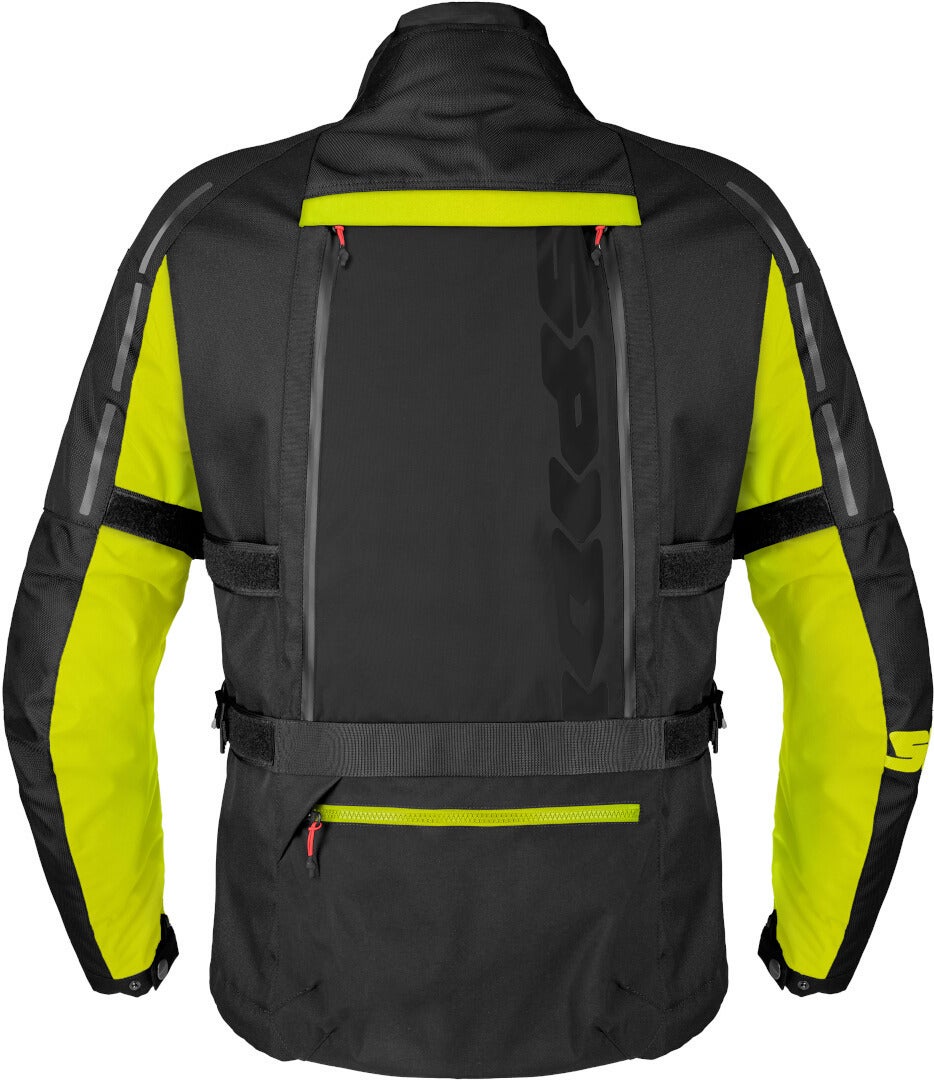 Spidi 4 Season V3 H2Out waterproof Textile Jacket black/grey/fluo-yellow L Figure 2