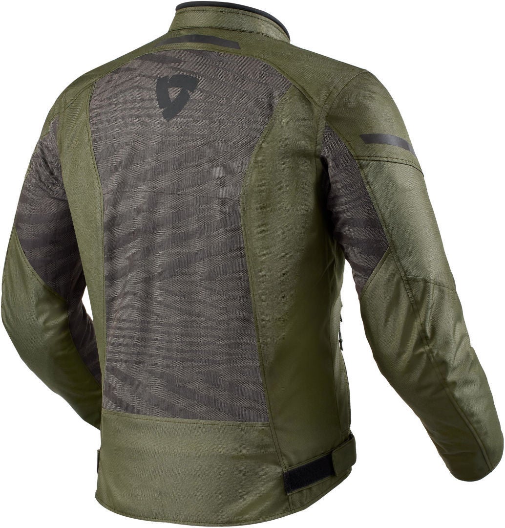 Revit Torque 2 H2O Motorcycle Textile Jacket black/olive S Figure 2