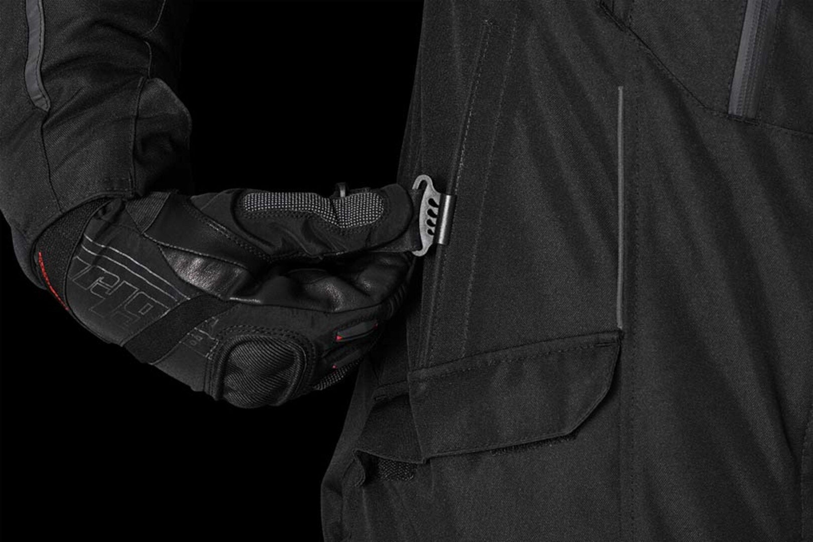 Furygan Brooks Motorcycle Textile Jacket black XL Figure 15