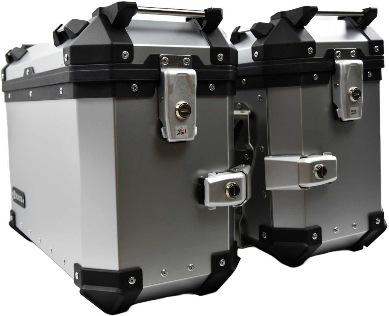 FC-Moto Terreno EVO Silver 28 L Alu Side Case Set + Lock Cylinder Set Main article Figure 1