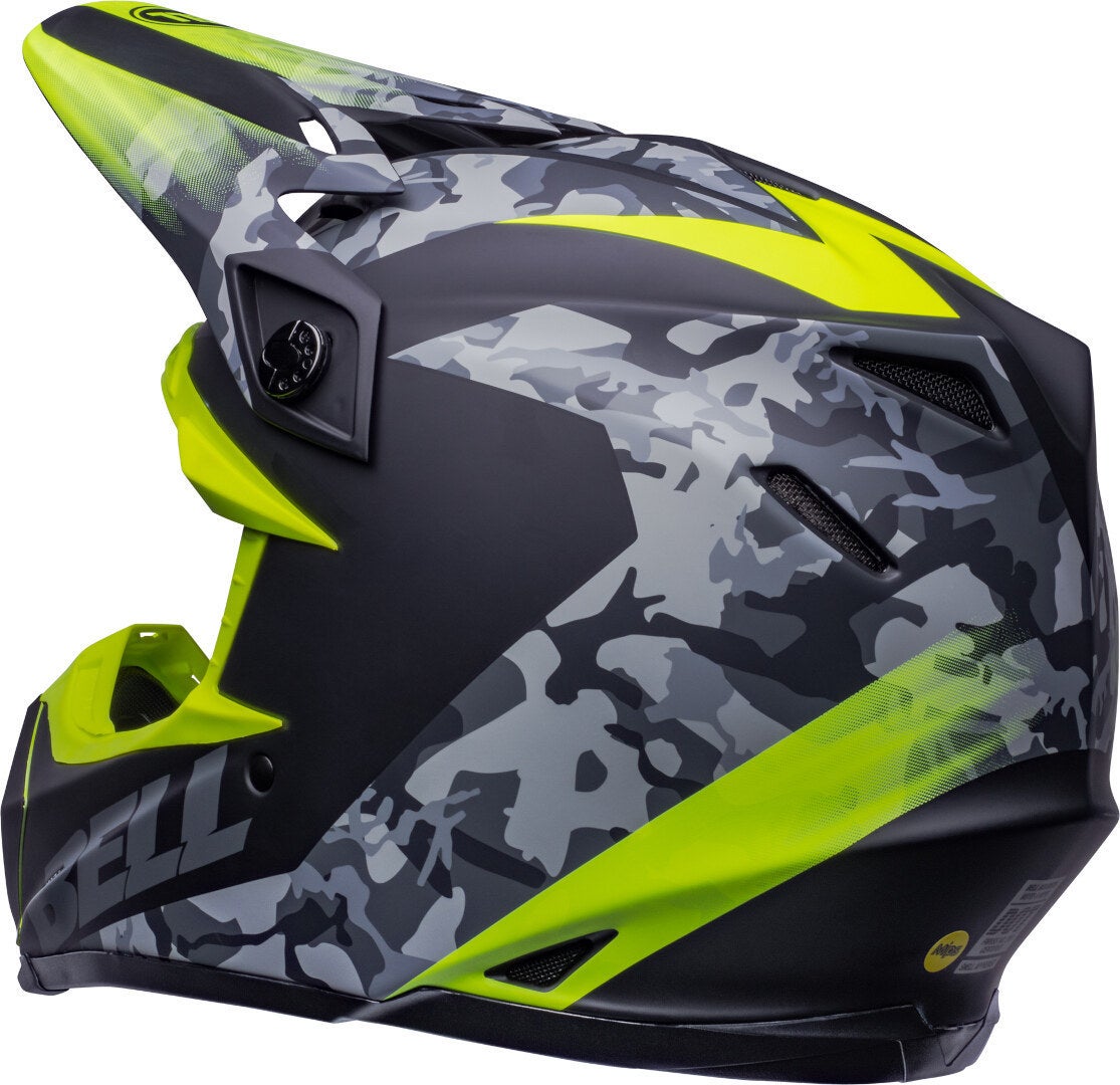 Bell Moto-9 MIPS Venom Casco Motocross nero/giallo XL Figura 5