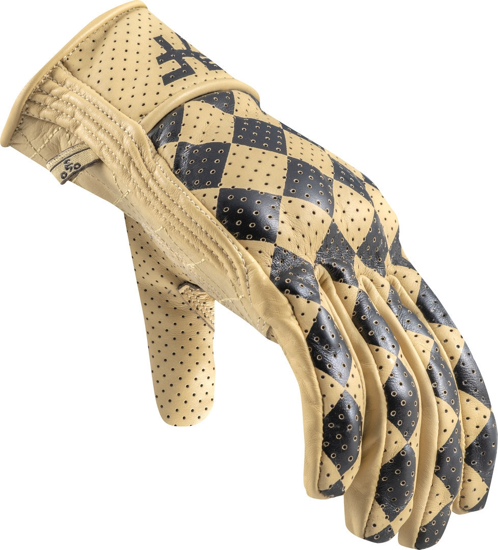 HolyFreedom Bullit Worker Perforierte Motorradhandschuhe S Abbildung 4