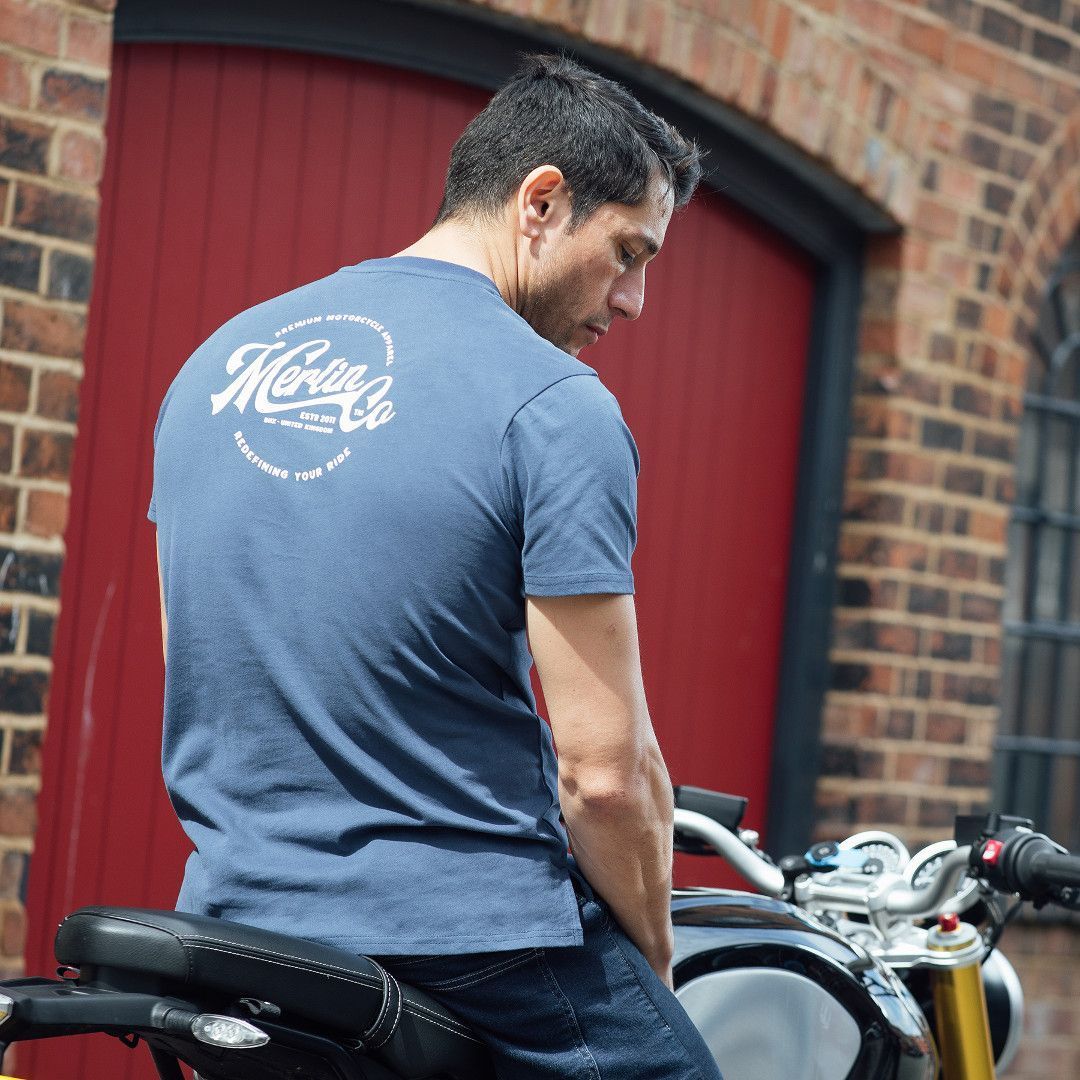 Merlin Truro Signature T-shirt Navyblå L Figur 7