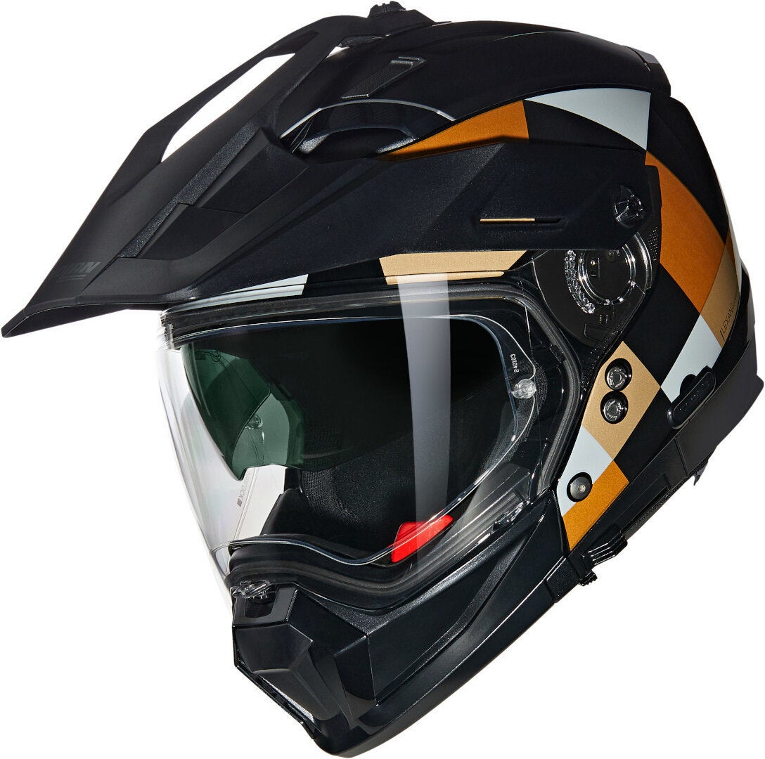Nolan N70-2X 06 Ruvido N-Com Motocross Helm schwarz/grau/ocker XXL (63) Abbildung 1