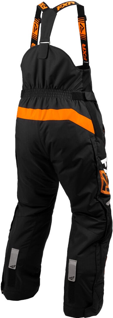 FXR Team FX 2023 Snescooter Bib Bukser sort/orange L Figur 2