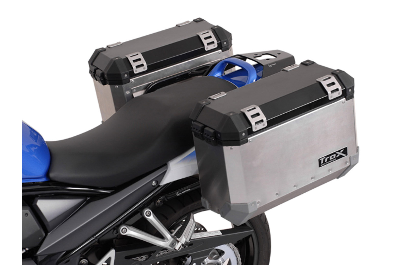 Portavione laterale SW-Motech EVO - Negru. Suzuki GSF650/650S/1200/1250, GSX650/1250F. Figura 1