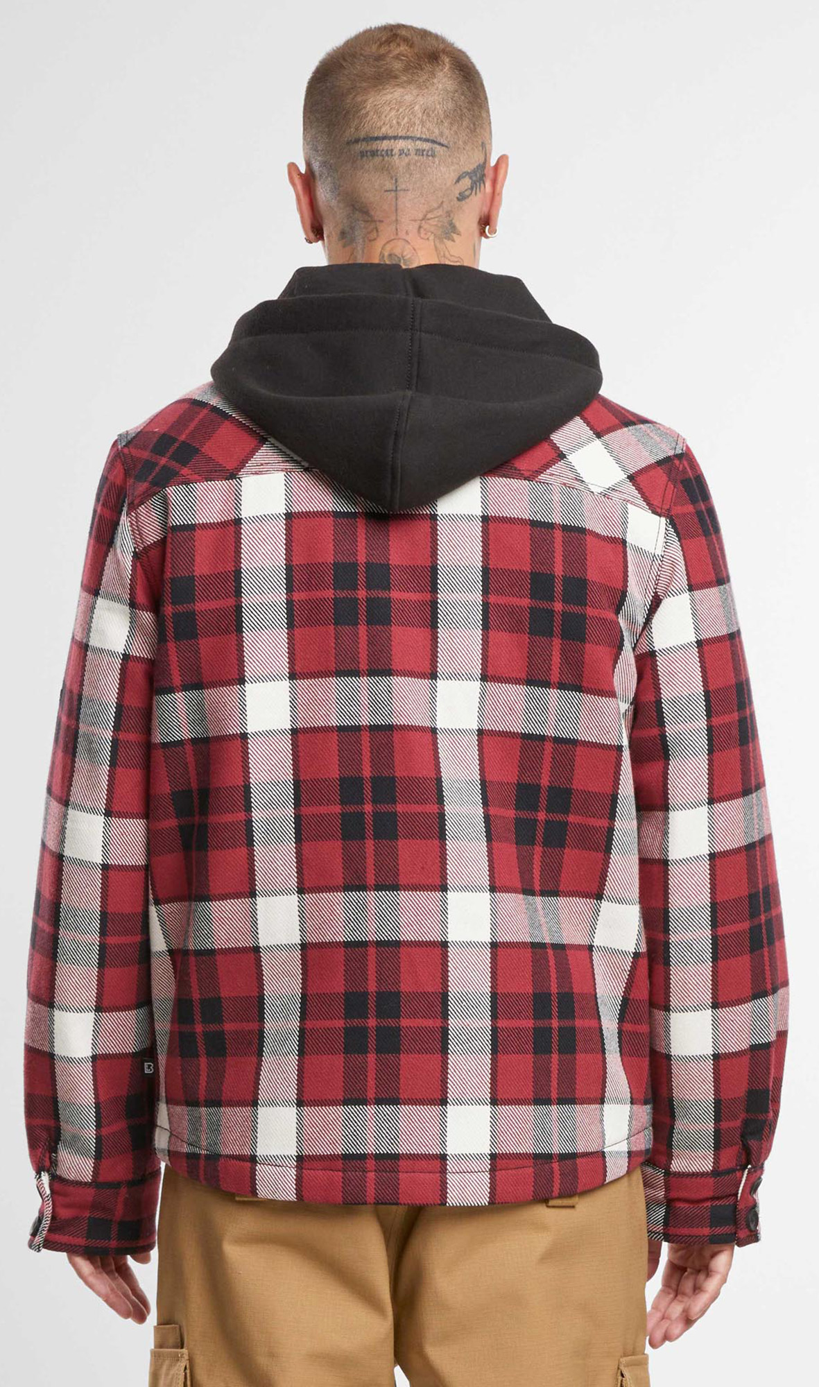 Brandit Top Heavy Twill Jacket red/black L Figure 5