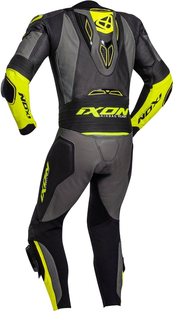 Ixon Vendetta Evo Abito monopezza in pelle moto nero/giallo M Figura 2
