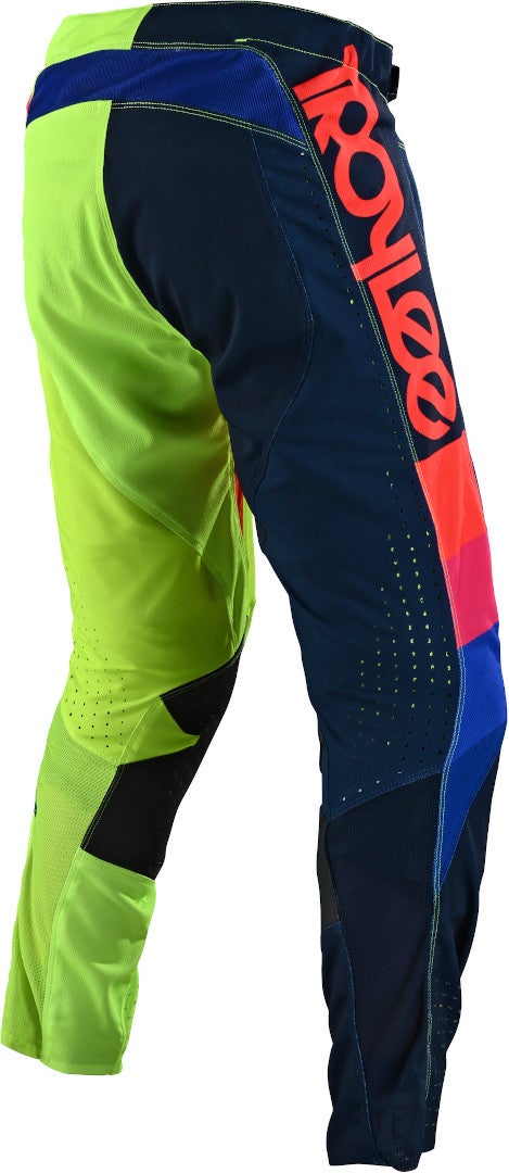 Troy Lee Designs SE Pro Tilt Motocross bukser blå/gul 32 Figur 2