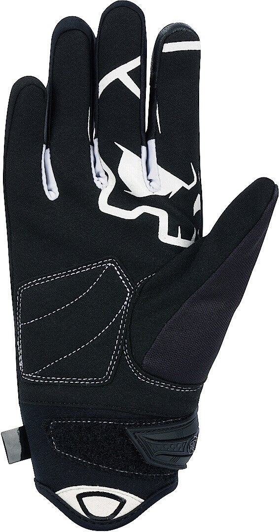 Bering Walshe Dame motorcykel handsker Sort/hvid 8 (XL) Figur 2