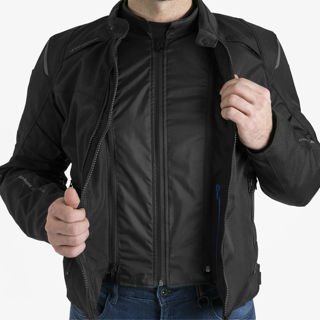 SHIMA Rush 2.0 impermeabile Moto Tessile Giacca nero M Figura 5