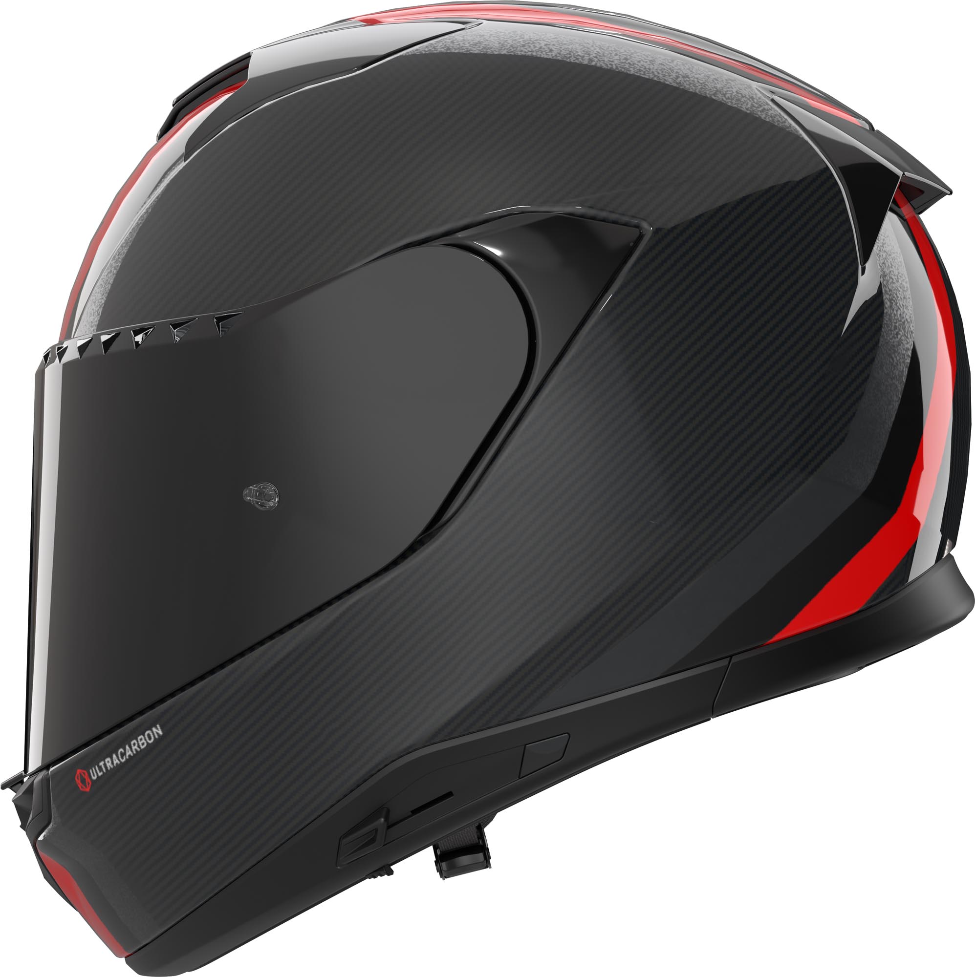 Side view of Nolan X-904 Ultra Carbon Gemini Helmet