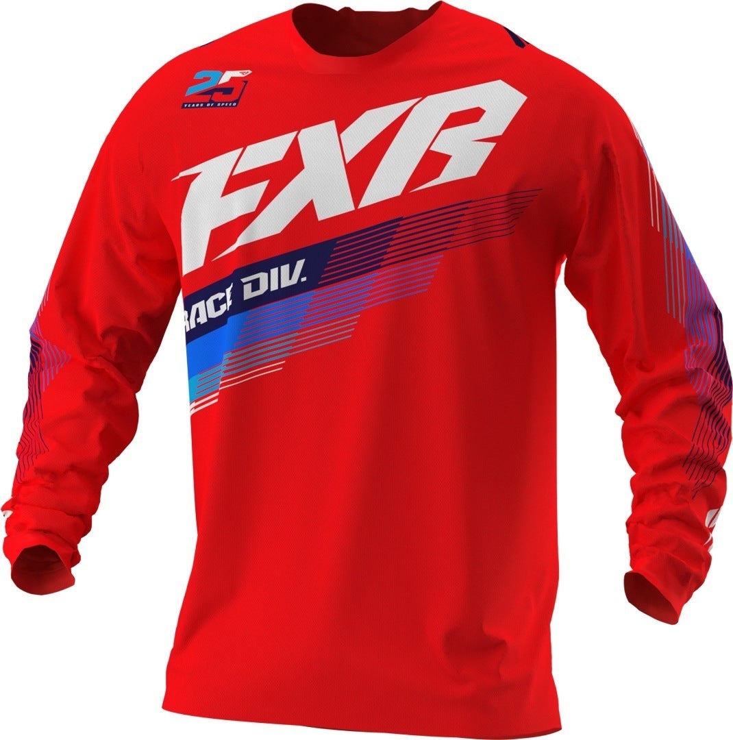 FXR Clutch MX Gear Motorcross Jersey rood/wit XXL Figuur 1