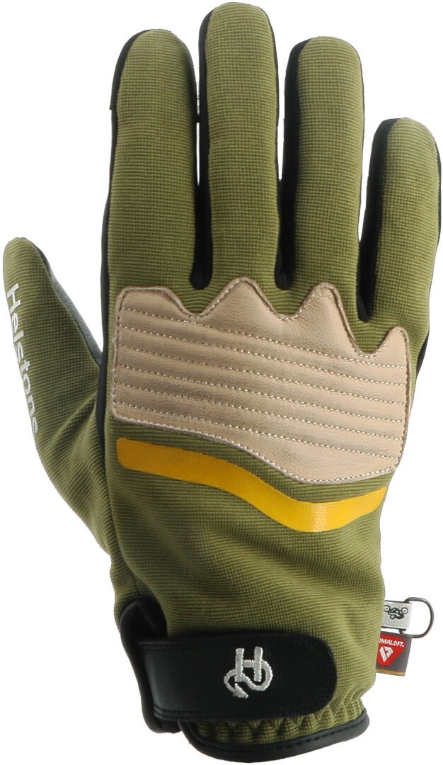 Helstons Jazz luvas impermeáveis da motocicleta Caqui/Bege/Preto 10 Figura 1