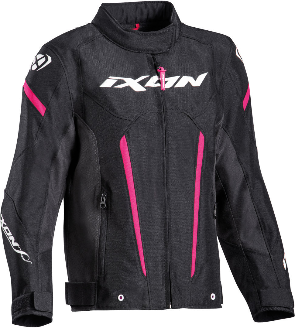 Ixon Striker Kinder Motorcycle Textile Jacket black/fuchsia 10 years Figure 1