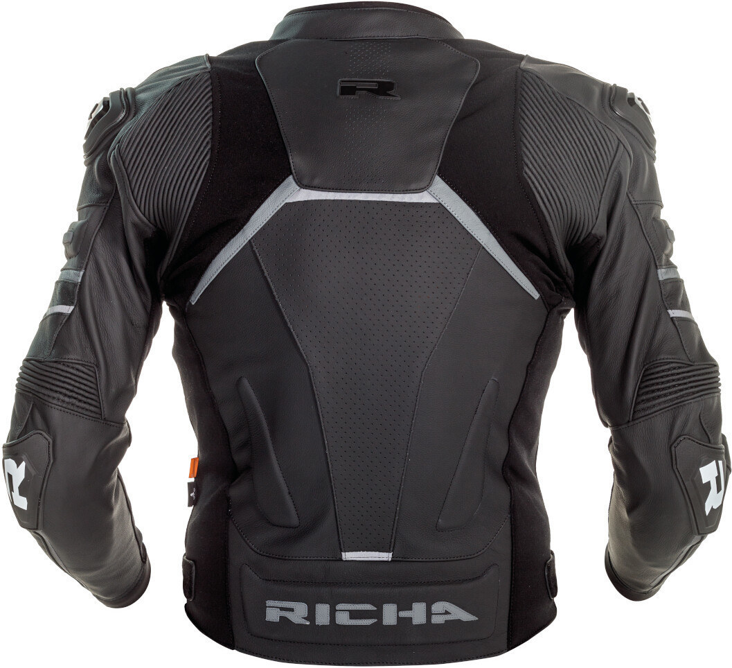 Richa Mugello 2 perforated Motorcycle Leather Jacket black 58 Figure 2