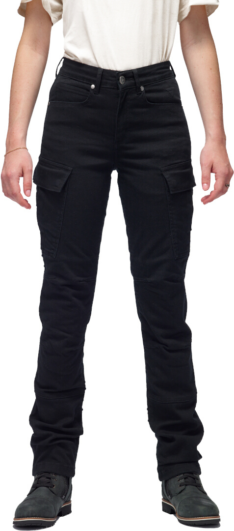 Modeka Brandon Cargo Jeans da moto da donna nero 36 Figura 1