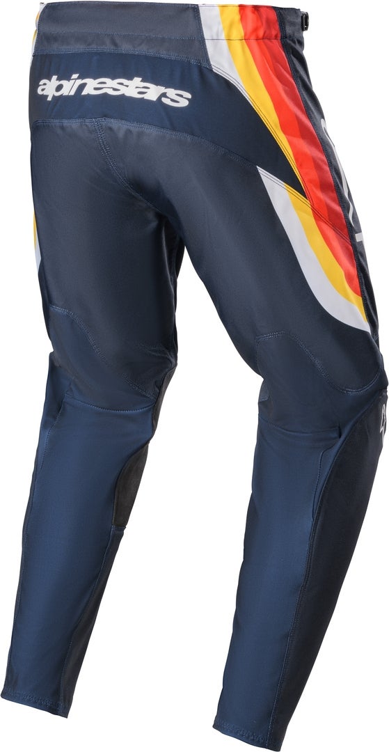 Alpinestars Fluid Corsa Pantaloni Motocross blu/giallo/rosso 36 Figura 2