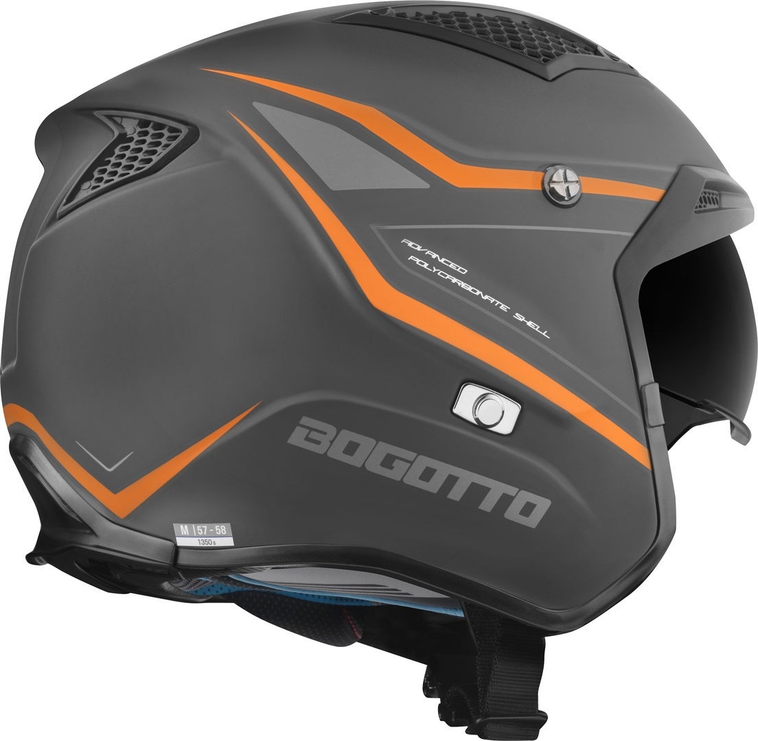 Bogotto Radic WN-ST 22.06 Hjelm orange/sort M Figur 12