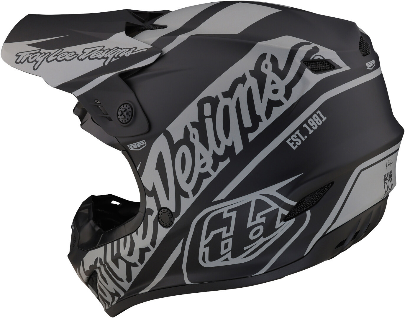 Troy Lee Designs GP Slice Cască de motocross Negru/gri L (58/59) Figura 6