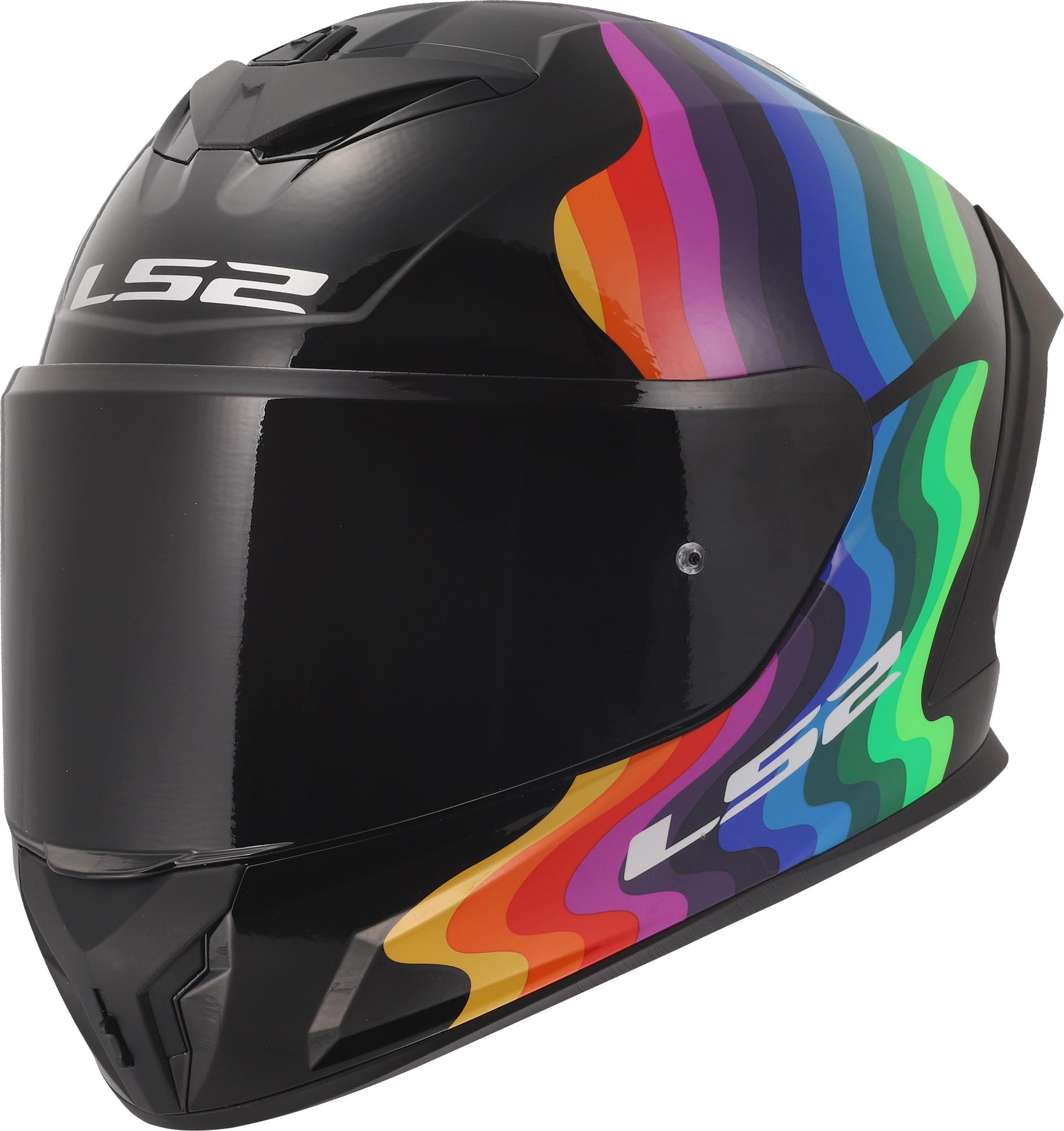 LS2 FF820 Rapid III Flow Helm schwarz/bunt XL (61/62) Abbildung 1