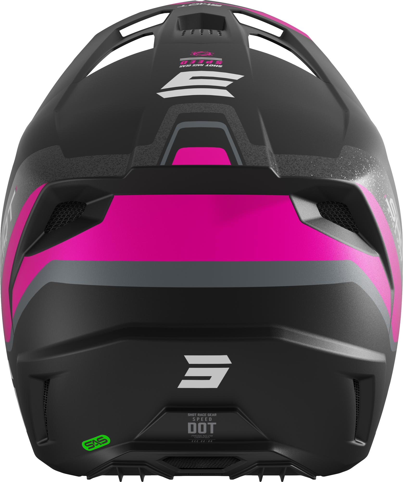 Shot Speed Atomic Mips Motocross Helmet hotpink M (57/58) Figure 3