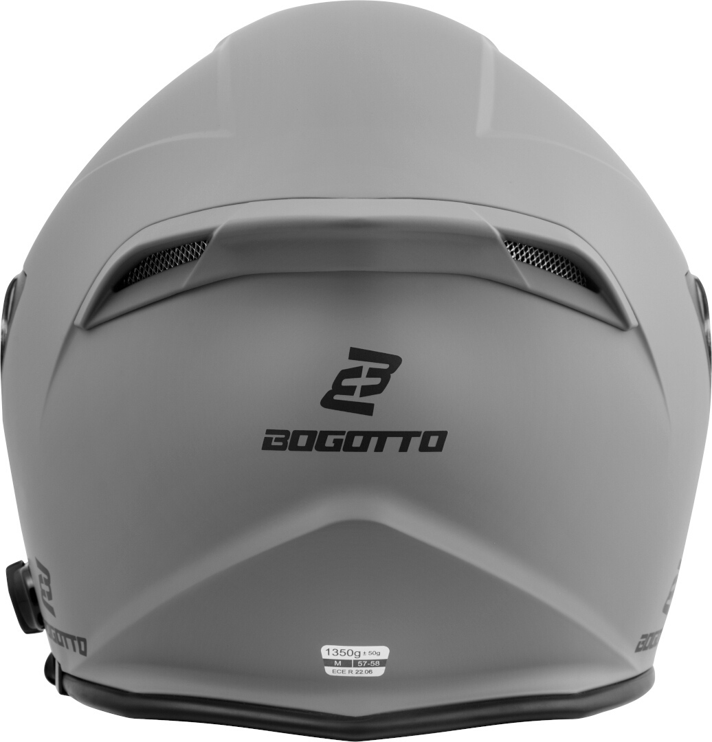 Bogotto H586 BT Solid Bluetooth Casque jet Gris clair mat L Figure 3