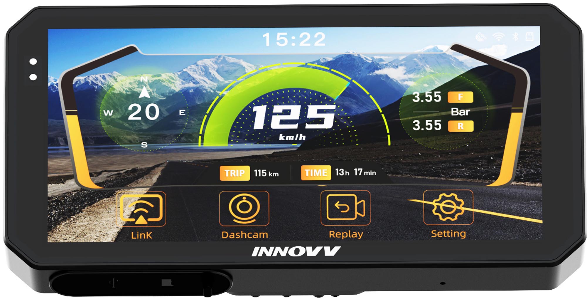 INNOVV N2 Motorcykelmultimediasystem Figur 2