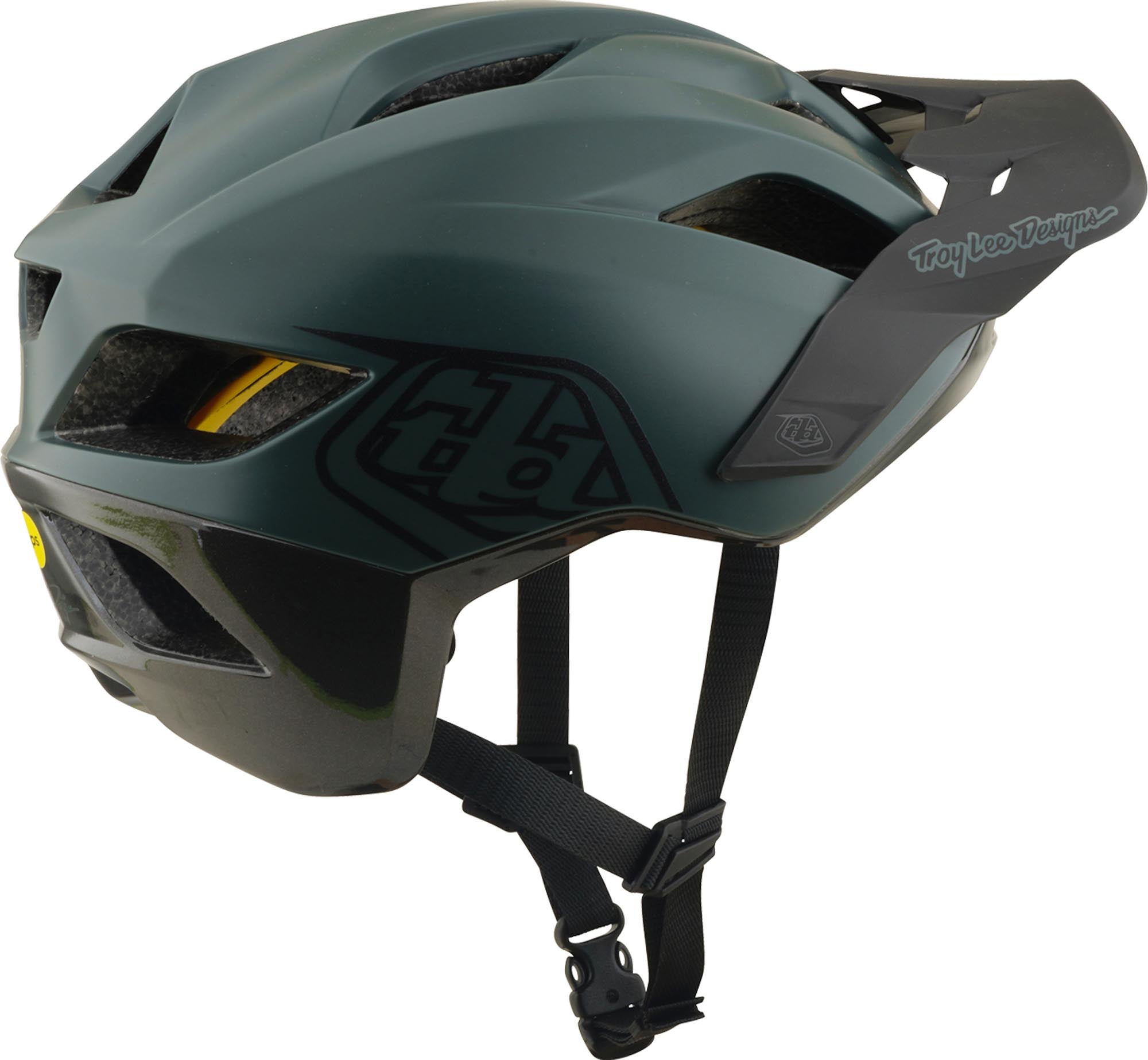 Troy Lee Designs Mips Flowline Point Casque de vélo vert mat/noir XL-XXL (60/63) Figure 3