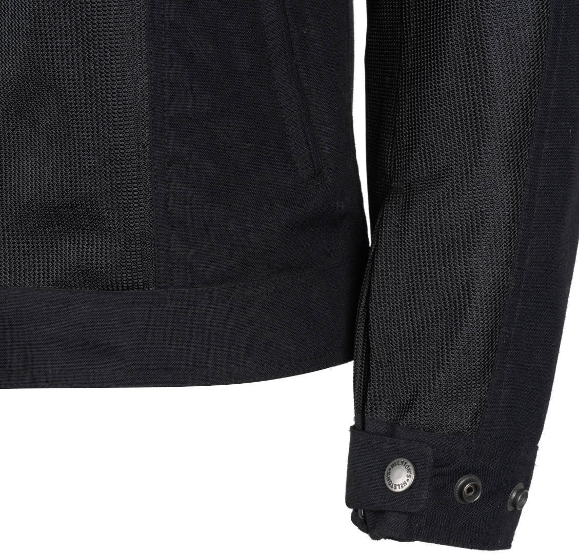 Helstons Elron Mesh Motorcycle Textile Jacket black/grey/green 4XL Figure 2