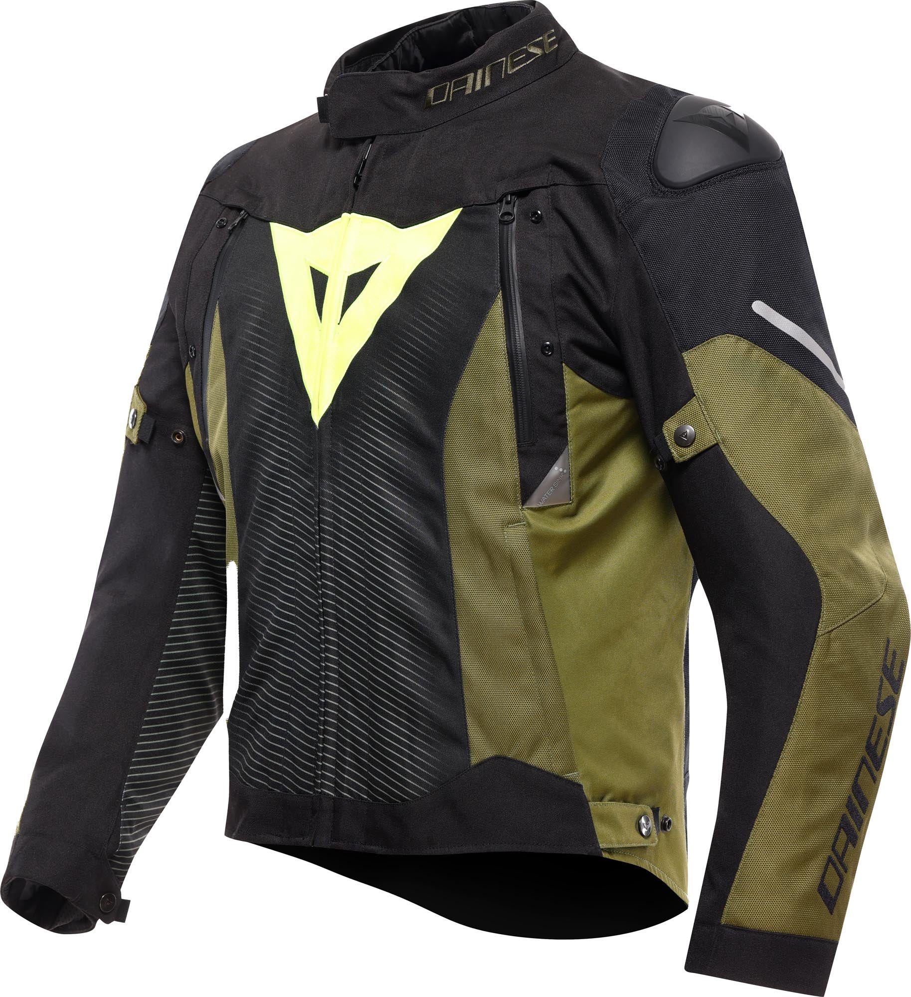 Dainese Super Sprint D-Dry Blouson de moto imperméable Noir/Jaune/Vert 58 Figure 1
