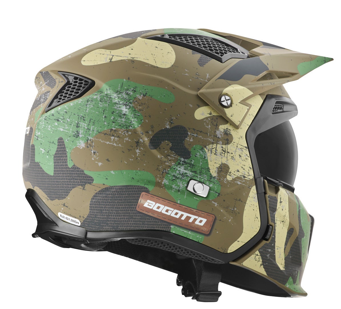 Bogotto Radic Camo Casque Green matt L Figure 11
