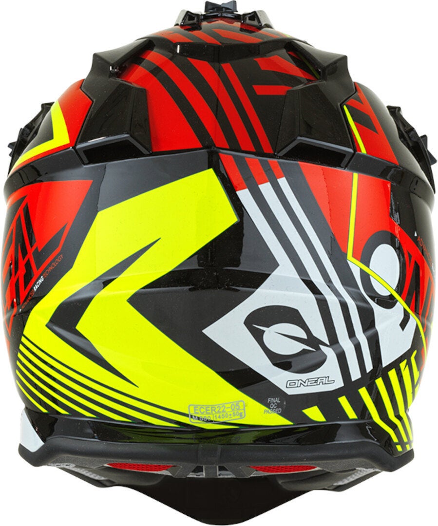 Oneal 2Series Rush V.22 Capacete de Motocross vermelho/amarelo M (57/58) Figura 4