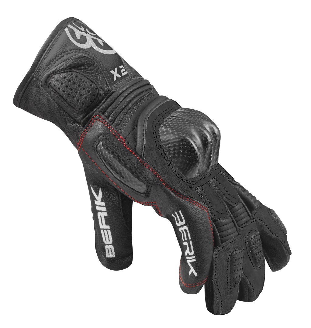 Berik LDX Dame motorcykel handsker Sort S Figur 3
