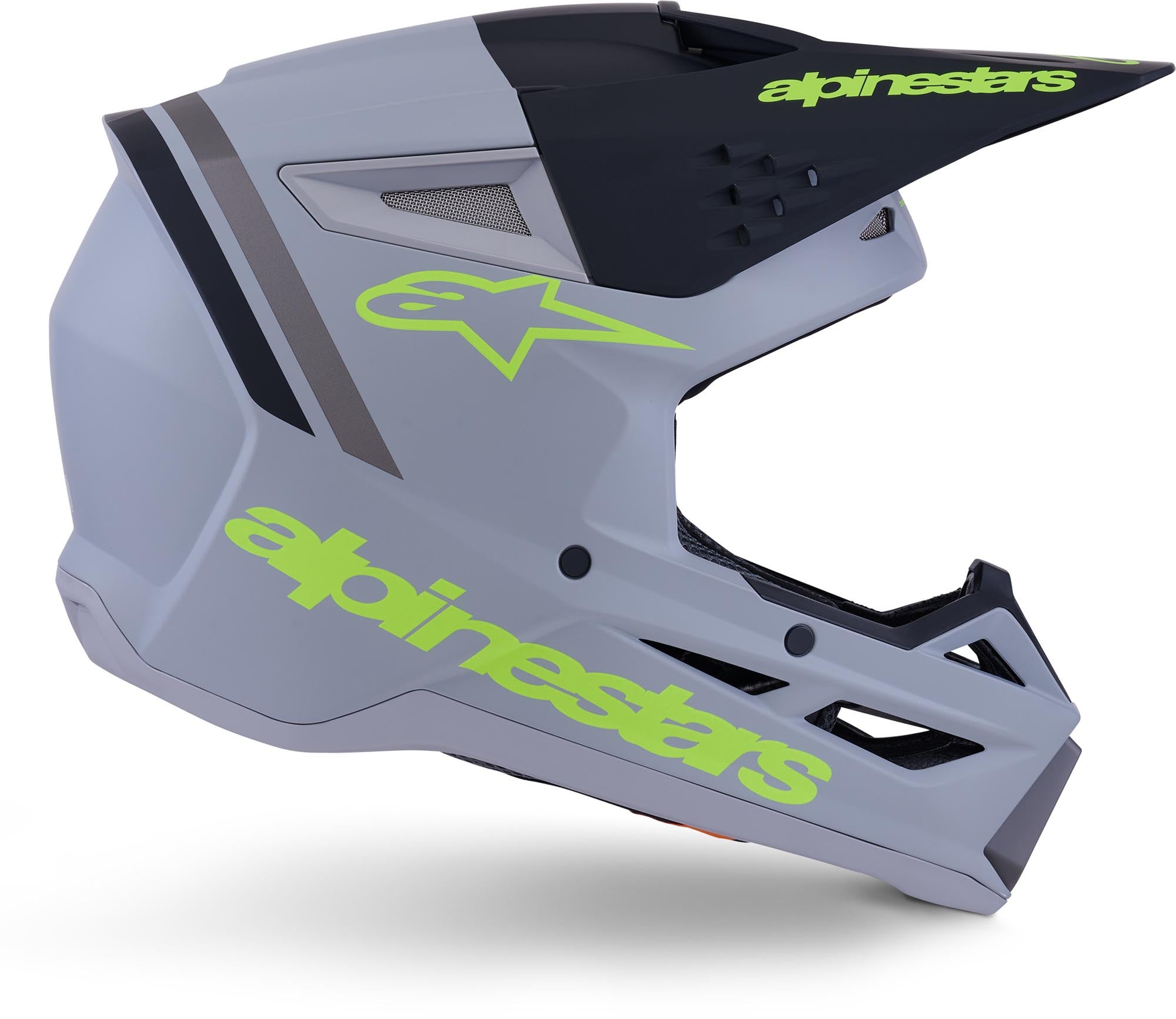 Alpinestars S-M3 Radium Motocross Helmet grey/yellow matt M (57/58) Figure 5