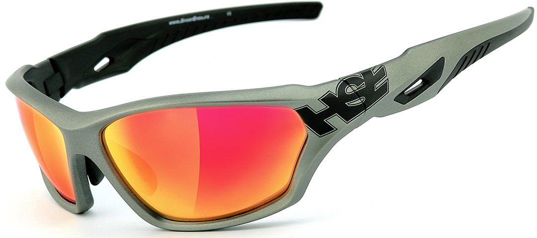 HSE SportEyes 2093 Ochelari de soare Gri/Roșu Figura 1