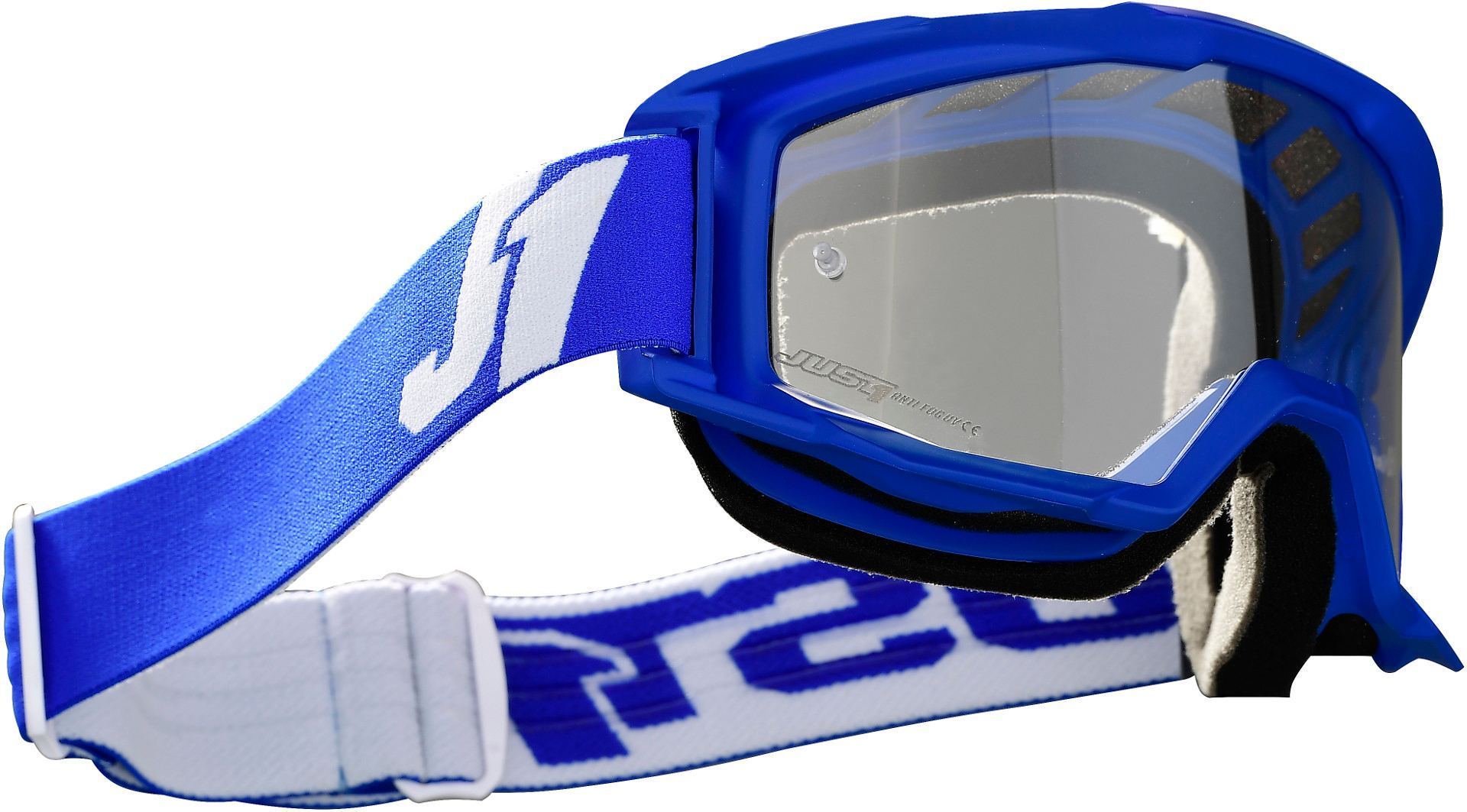 Just1 Vitro Ochelari de motocross Albastru/Alb Figura 2