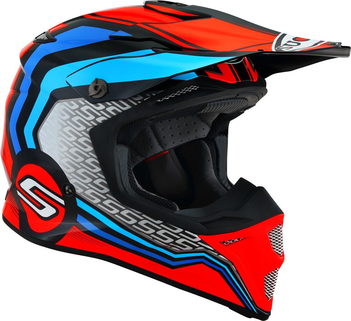Suomy MX Speed Pro Forward Casco Motocross Arancione/blu M (57/58) Figura 6
