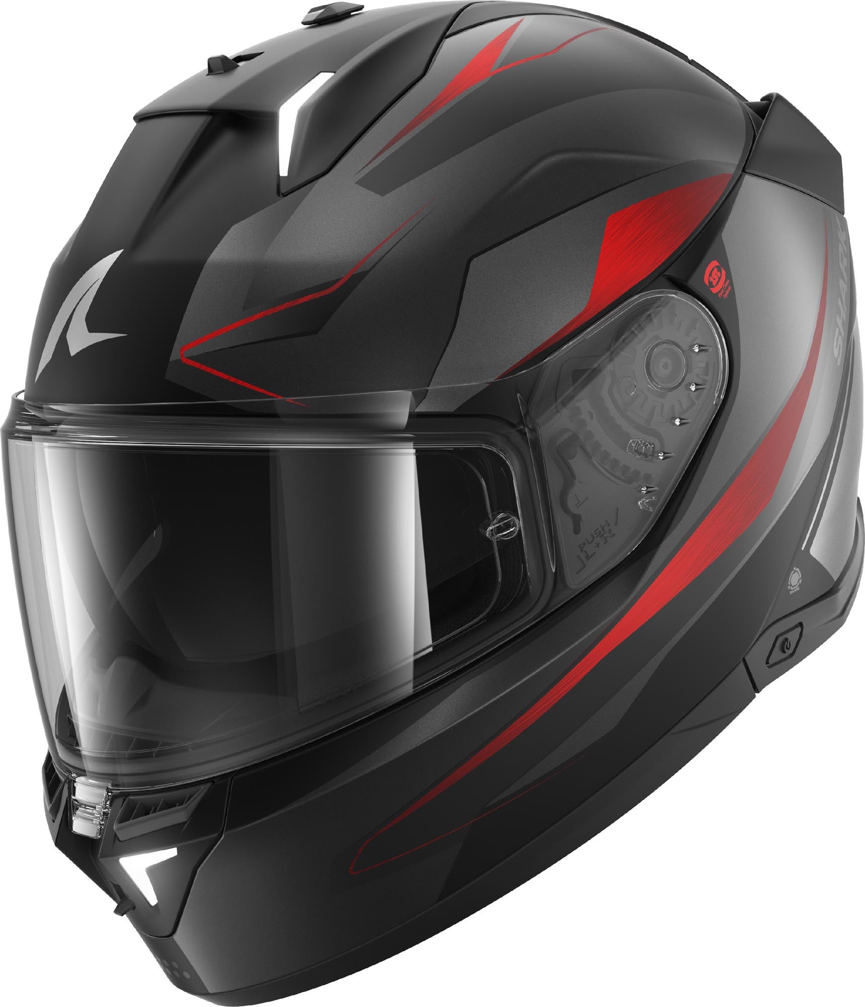 Shark Skwal i3 Mekarium Casque anthracite mat/noir/rouge XL (61/62) Figure 1