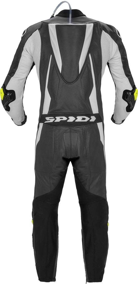 Spidi Sport Warrior Pro Geperforeerd eendelig motorfiets lederen pak zwart/wit 60 Figuur 2