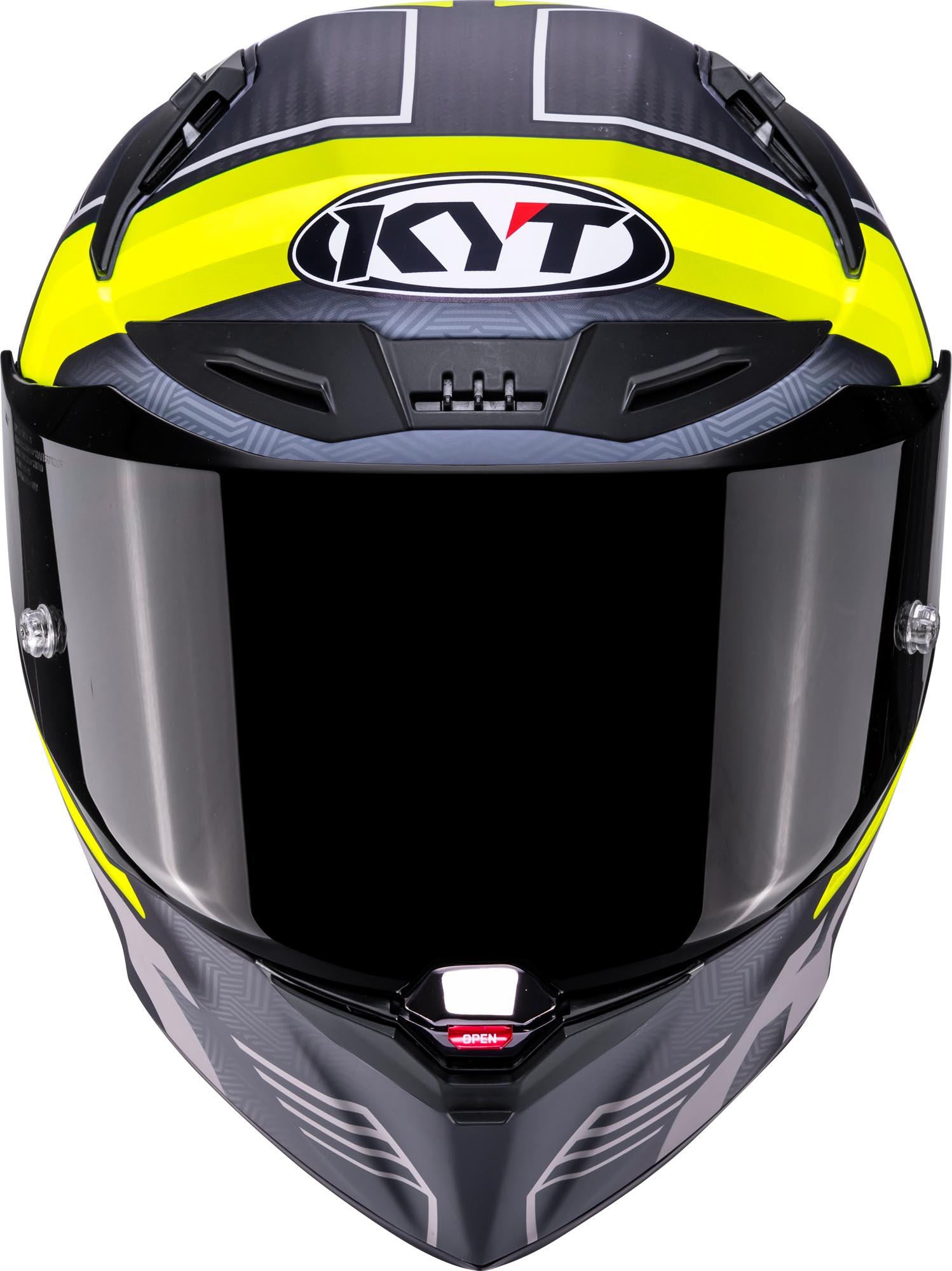 KYT R1R Carbon Accelerator Casco carbono/amarillo XL (61/62) Figura 8