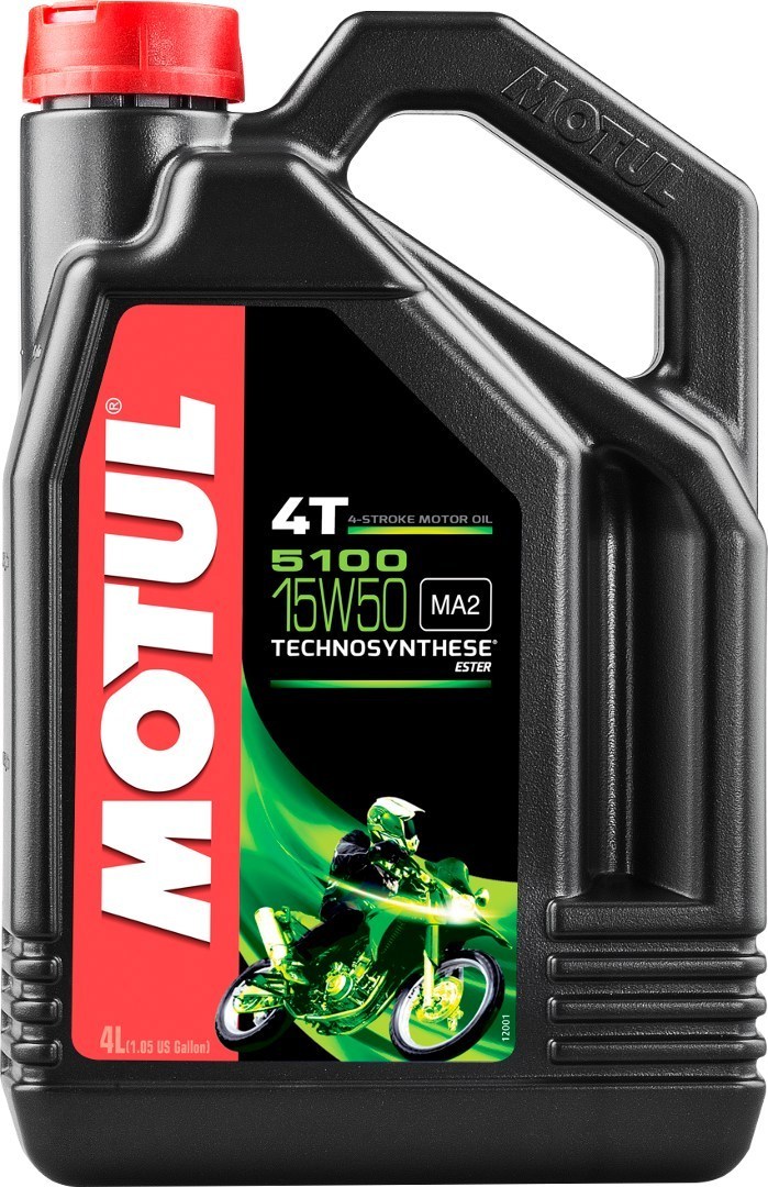 MOTUL 5100 4T 15W50 Motor olja 4 Liter Figur 1
